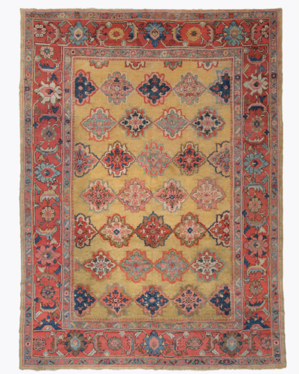 Antique Yellow Mahal Carpet