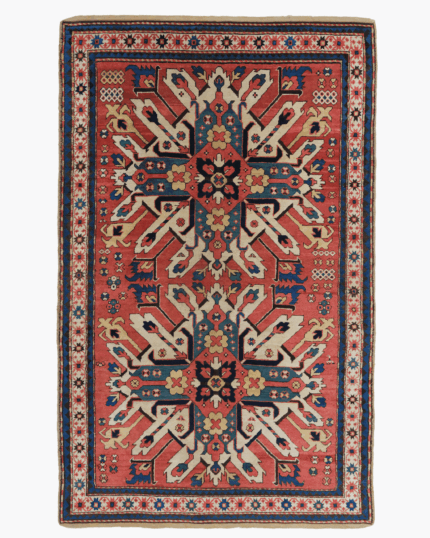 Antique Caucasian Eagle Rug