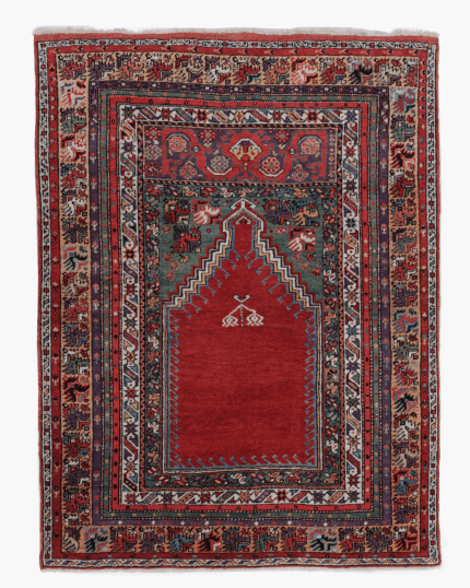 Antique Mudjur Prayer Rug