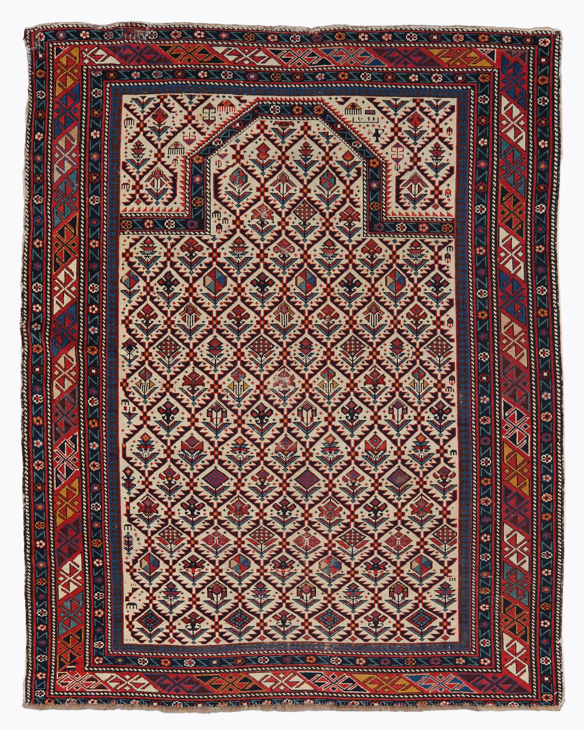 1360 shirvan prayer 120 x150 mid 19 - ,